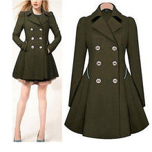 Afbeelding in Gallery-weergave laden, "Lilien" Stillvoller Trenchcoat