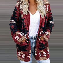 Afbeelding in Gallery-weergave laden, "Melania" Vintage Strickjacke