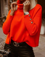 Afbeelding in Gallery-weergave laden, "Daniela" Eleganter Rollkragenpullover