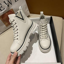 Afbeelding in Gallery-weergave laden, "Romina" Bottes à lacets stylées