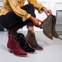 Afbeelding in Gallery-weergave laden, "Jane" Lässige Cowgirl Stiefeletten