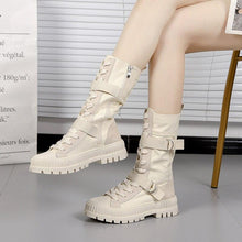 Afbeelding in Gallery-weergave laden, "Megan" Lässige Schnürstiefel