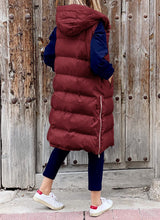 Afbeelding in Gallery-weergave laden, "Lola" Gilet d'hiver décontracté avec capuche