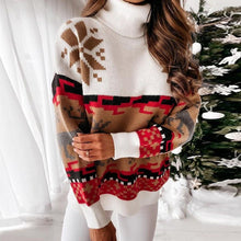 Afbeelding in Gallery-weergave laden, "Christina" Rollkragenpullover mit Weihnachtsdeko