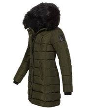 Afbeelding in Gallery-weergave laden, "Nicole" Manteau d'hiver avec fausse fourrure détachable
