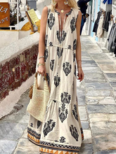 Afbeelding in Gallery-weergave laden, &quot;Sabrina&quot; Maxi Boho-Kleid

