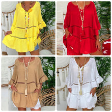 Afbeelding in Gallery-weergave laden, &quot;Anika&quot; Designer-Bluse
