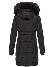 Afbeelding in Gallery-weergave laden, "Nicole" Manteau d'hiver avec fausse fourrure détachable
