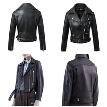 Afbeelding in Gallery-weergave laden, &quot;Odelia&quot; Cool Biker Jacket
