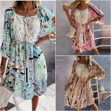 Afbeelding in Gallery-weergave laden, "Leyla" Boho-Kleid
