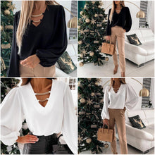 Afbeelding in Gallery-weergave laden, "Valentina" Elegante Bluse
