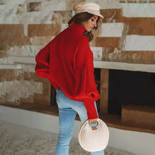 Afbeelding in Gallery-weergave laden, &quot;Andrea&quot; Lässiger Rollkragenpullover
