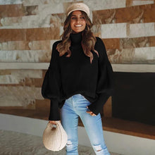 Afbeelding in Gallery-weergave laden, &quot;Andrea&quot; Lässiger Rollkragenpullover
