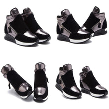 Afbeelding in Gallery-weergave laden, "Maja" Bequeme und Warme Plateau-Sneakers
