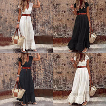 Afbeelding in Gallery-weergave laden, &quot;Carlina&quot; Designer-Maxi-Kleid
