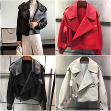 Afbeelding in Gallery-weergave laden, &quot;Ashley&quot; Weiche Designer-Lederjacke
