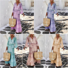 Afbeelding in Gallery-weergave laden, &quot;Amilia&quot; Boho-Maxi-Kleid
