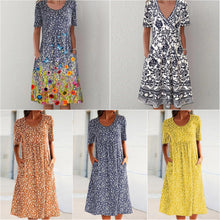Afbeelding in Gallery-weergave laden, "Flora" Designer-Sommer-Kleid

