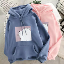 Afbeelding in Gallery-weergave laden, &quot;Panda&quot; Stylischer Oversize-Kapuzenpulli
