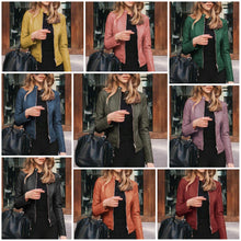 Afbeelding in Gallery-weergave laden, "Marta" Stylische Lederjacke
