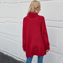 Afbeelding in Gallery-weergave laden, "Evelyn" Oversize Rollkragen-Strickpullover
