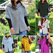 Afbeelding in Gallery-weergave laden, "Pia" Kapuzen-Strickjacke
