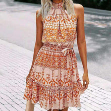 Afbeelding in Gallery-weergave laden, &quot;Badea&quot; Designer-Boho-Kleid
