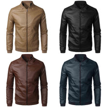 Afbeelding in Gallery-weergave laden, &quot;Conrad&quot; Veste en cuir à la mode
