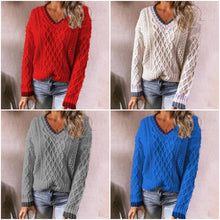 Afbeelding in Gallery-weergave laden, "Paulina" Lässiger Strickpullover

