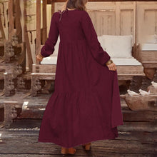 Afbeelding in Gallery-weergave laden, "Mia" Boho Maxi-Kleid
