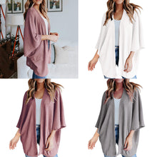 Afbeelding in Gallery-weergave laden, "Paolina" Lässiger Poncho-Cardigan
