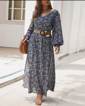 Afbeelding in Gallery-weergave laden, "Nadin" Elegantes Maxi-Kleid
