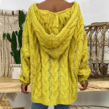 Afbeelding in Gallery-weergave laden, "Olivia" Strickpullover mit Kapuze
