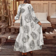 Afbeelding in Gallery-weergave laden, "Mia" Boho Maxi-Kleid
