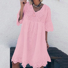 Afbeelding in Gallery-weergave laden, "Maya" Elegantes Spitzenkleid
