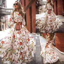 Afbeelding in Gallery-weergave laden, "Lilliana" Boho-Kleid
