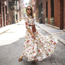 Afbeelding in Gallery-weergave laden, "Lilliana" Boho-Kleid

