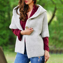 Afbeelding in Gallery-weergave laden, "Pia" Kapuzen-Strickjacke
