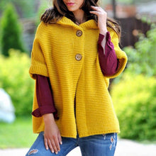 Afbeelding in Gallery-weergave laden, "Pia" Kapuzen-Strickjacke
