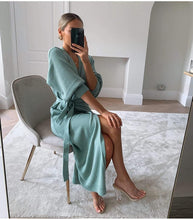Afbeelding in Gallery-weergave laden, Elegantes Tageskleid in Übergröße

