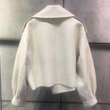 Afbeelding in Gallery-weergave laden, &quot;Ashley&quot; Weiche Designer-Lederjacke
