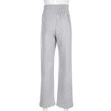 Afbeelding in Gallery-weergave laden, Elastische Sweatpants mit hoher Taille
