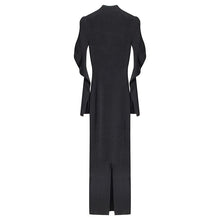 Afbeelding in Gallery-weergave laden, Schwarzes Strickkleid
