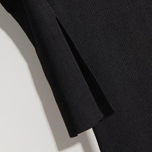 Afbeelding in Gallery-weergave laden, Schwarzes Strickkleid
