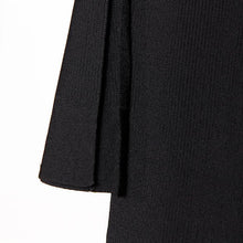Afbeelding in Gallery-weergave laden, Schwarzes Strickkleid
