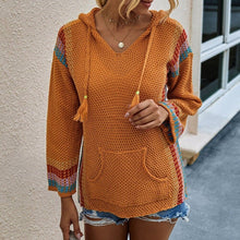 Afbeelding in Gallery-weergave laden, &quot;Sophia&quot; Casual gebreide Hoodie
