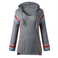 Afbeelding in Gallery-weergave laden, &quot;Sophia&quot; Casual gebreide Hoodie
