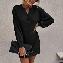 Afbeelding in Gallery-weergave laden, &quot;Amira&quot; Kniefreies Strickkleid
