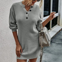 Afbeelding in Gallery-weergave laden, &quot;Amira&quot; Kniefreies Strickkleid
