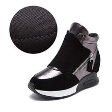 Afbeelding in Gallery-weergave laden, "Maja" Bequeme und Warme Plateau-Sneakers
